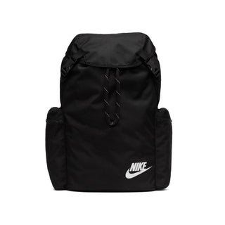Nike Heritage Drawstring Backpack Black White