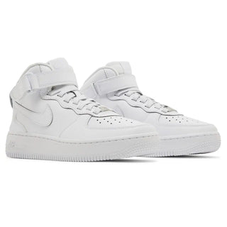 Nike Air Force 1 Mid EasyOn SE Triple White GS