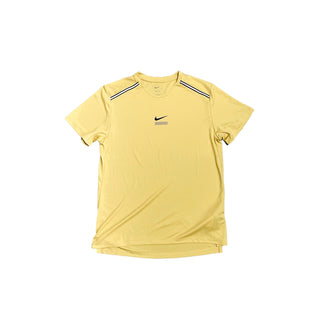 Nike Miler Dri-FIT Graphic Running T-Shirt Saturn Gold