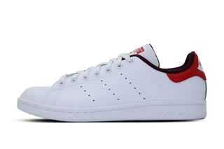 adidas Stan Smith White Maroon Better Scarlet