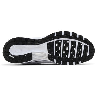 Nike P-6000 White Metallic Silver Black