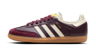 adidas Samba OG Maroon Gold Metallic W