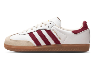 adidas Samba Sporty & Rich 'White Collegiate Burgundy'